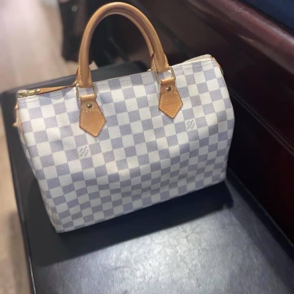 Damier Azur speedy 30 - Picture 2 of 14